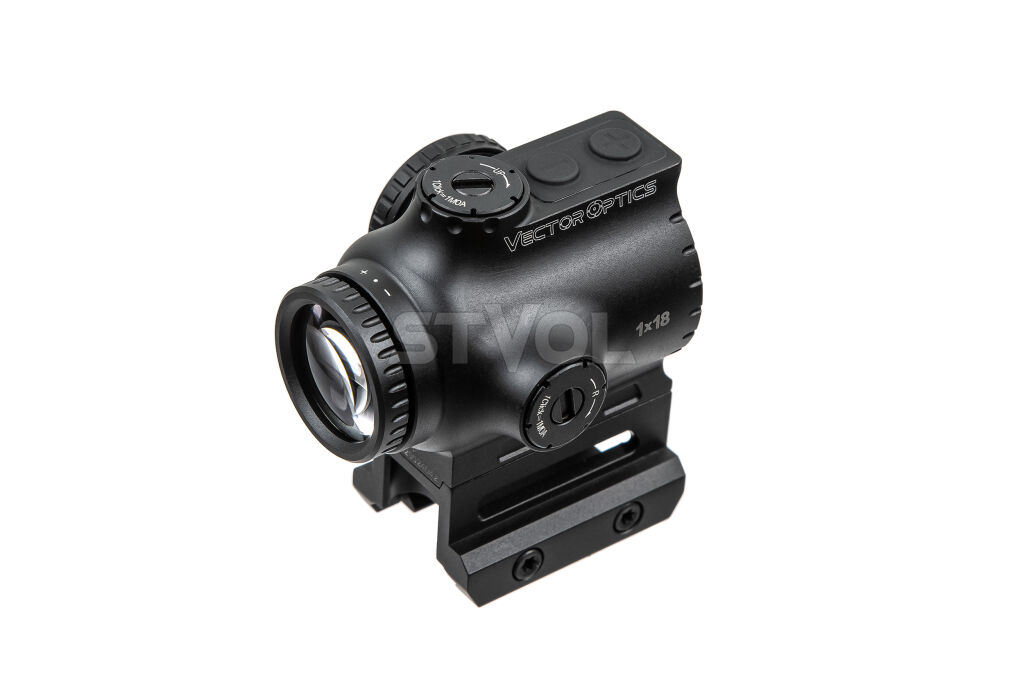 Приціл призматичний Vector Optics Paragon 1x18 X-Micro Red and