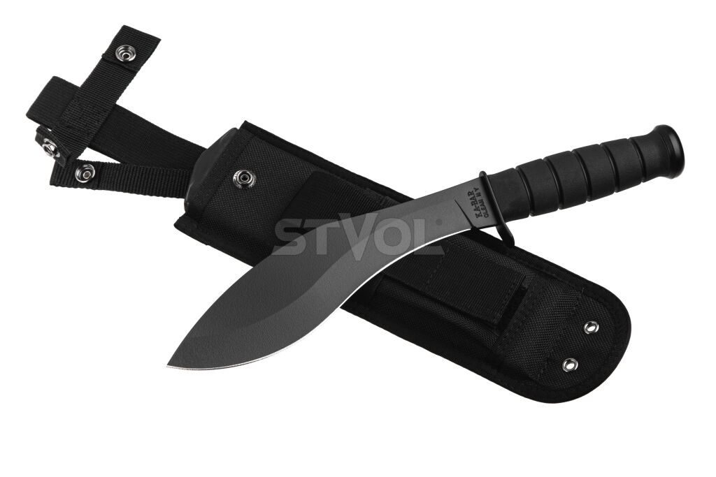 Кукрі-мачете Ka-Bar Combat Kukri, чорний, нейлоновий чохол # фото 5