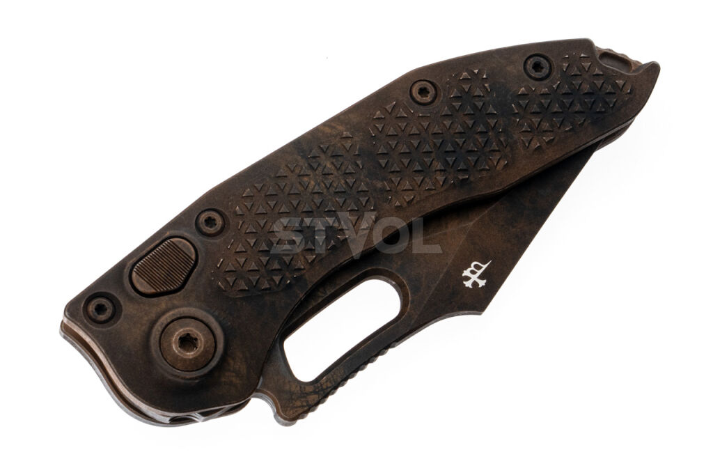 Ніж Microtech Stitch S/E полусеррейтор Plague Outbreak Signature Series фото 4