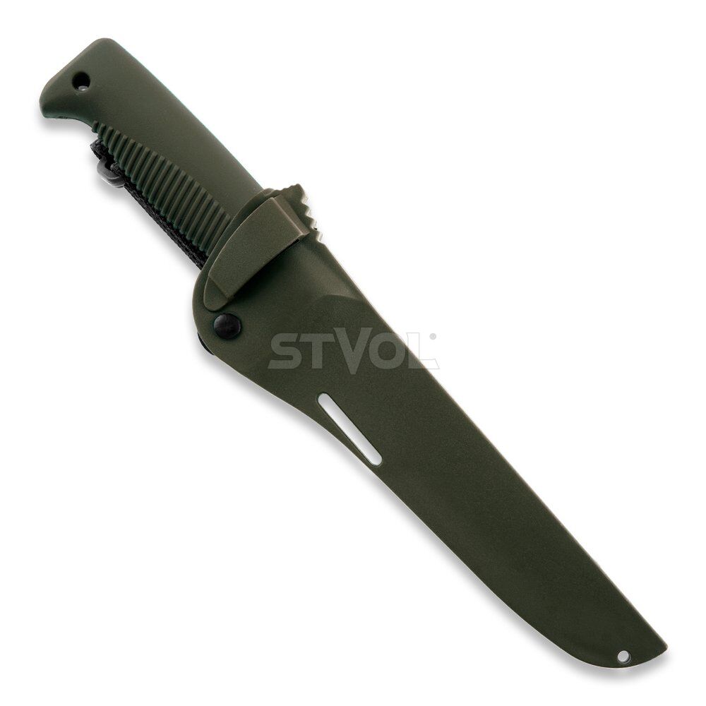 Нож Peltonen M95, покрытие cerakote OD, хаки, хаки композитный чехол Фото 3