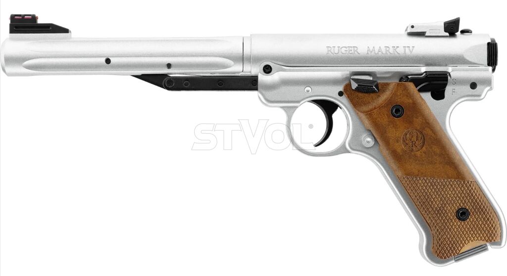 Пневматичний пістолет Umarex Ruger Mark IV Stainless  кал.4,5 мм фото