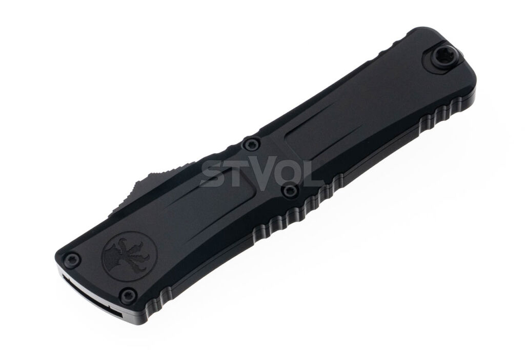 Ніж Microtech Combat Troodon Gen III OTF Iinterceptor Signature tactical, чорний фото 4
