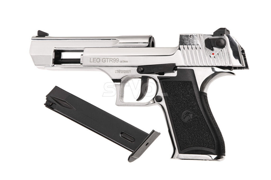 Пістолет сигнальний Carrera Arms "Leo" GTR99 Shiny Chrome фото 3