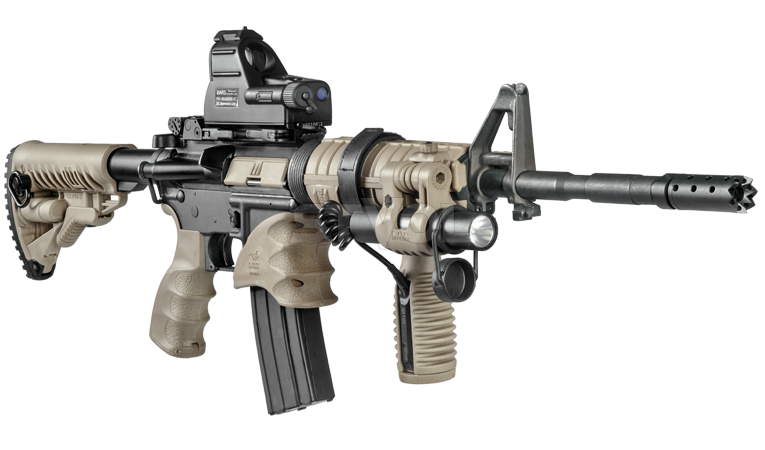 Пістолетне руків'я FAB для AR15, чорне фото 2