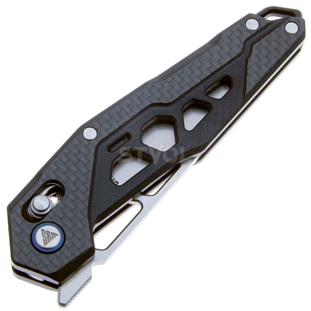 Нож SRM Mecha 9225-KB, D2, G10 + carbon fiber Фото 3