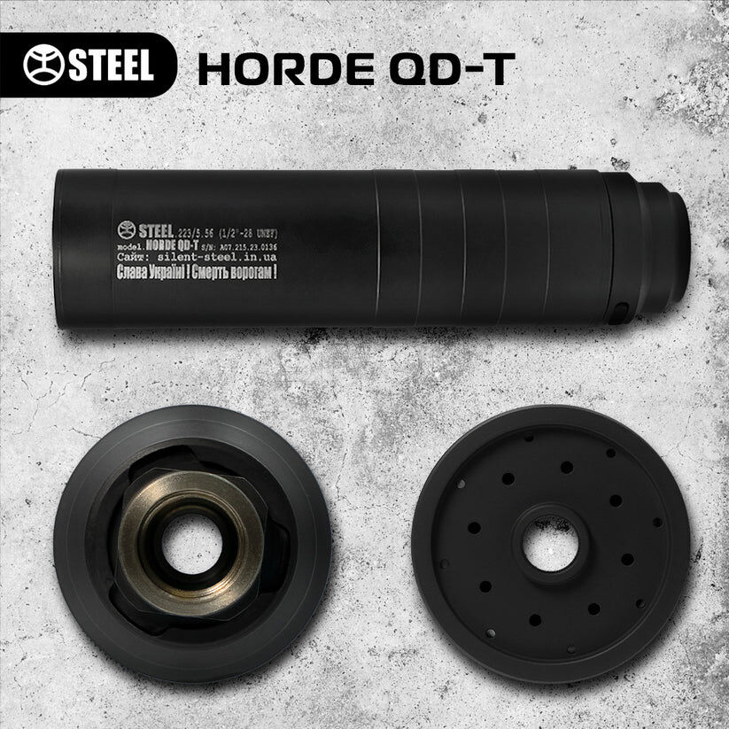 Глушник STEEL HORDE QD-T SMALL 223 1/2*28 фото 5