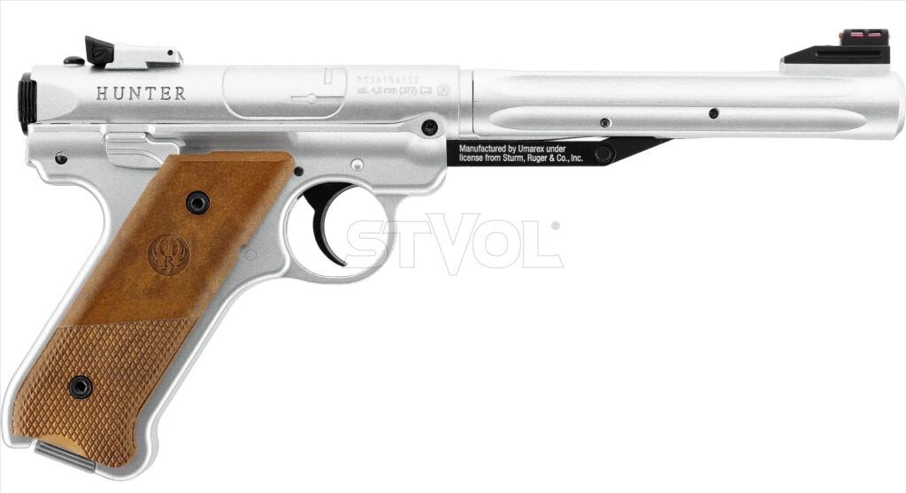 Пневматичний пістолет Umarex Ruger Mark IV Stainless  кал.4,5 мм фото 3