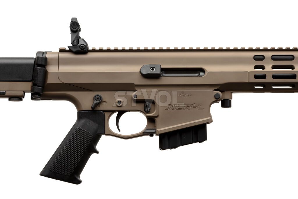 Карабін нарізний Robinson XCR-L 223REM Gas Piston 16'' 1:7 Heavy M-Lok FDE фото 3