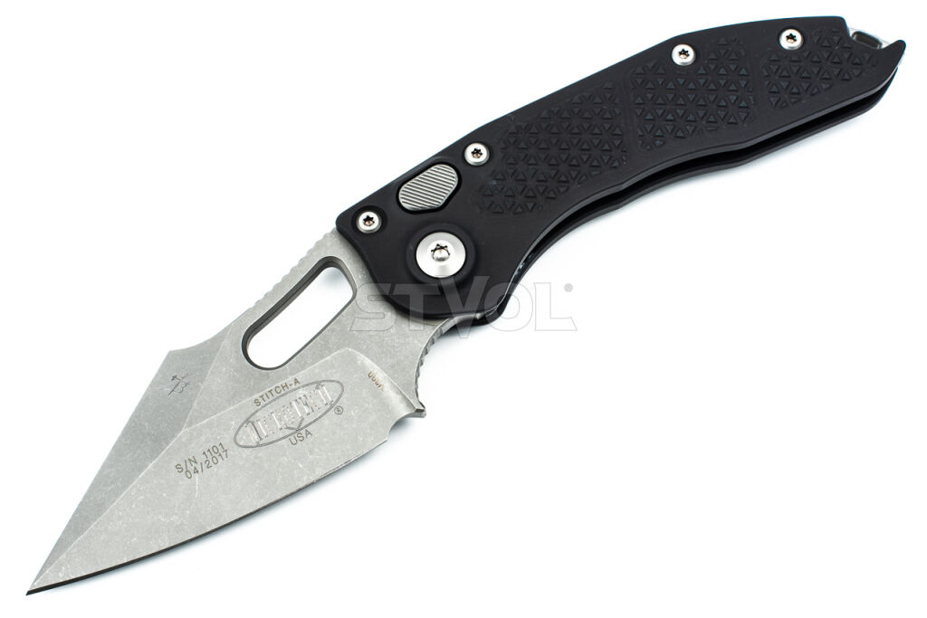 Ніж Microtech Stitch S/E Apoc Black фото