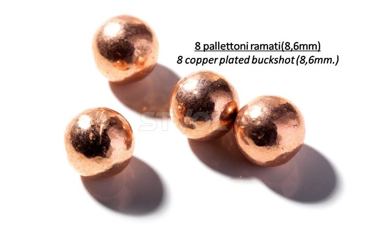 Картеч в контейнері B&P BIG GAME PALLETTONI EXTRA VEL. (8P) к.12/20/70 №11/0, 10/100шт 30гр фото 4