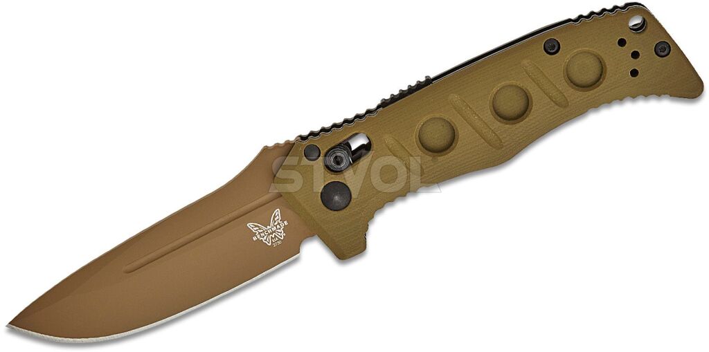 Ніж Benchmade "Sibert Mini Auto Adamas", олива фото
