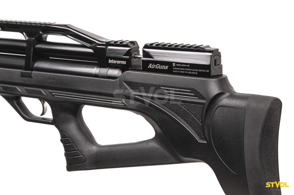 Пневматическая PCP винтовка  Aselkon MX10-S Black  кал. 4.5 Фото 6
