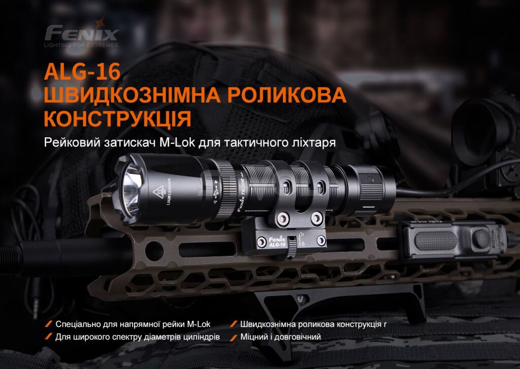 ALG-16 Кріплення на зброю для ліхтарів Fenix ALG-16 фото 5