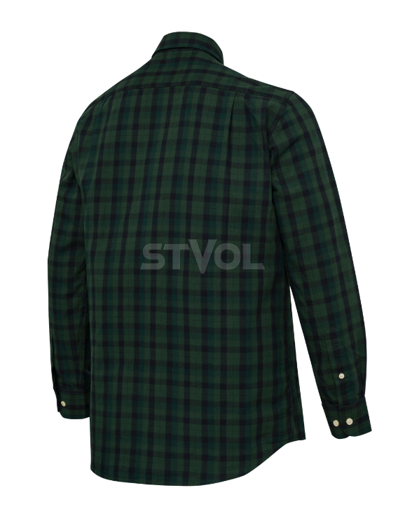 Рубашка мужская Bryggen "Beretta" (Green and Black Check) Фото 2