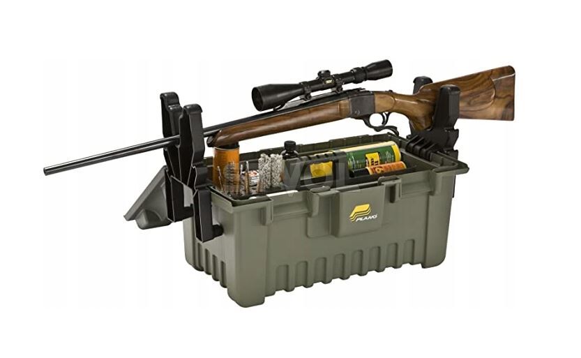 178100 Ящик Plano Shooters Case XL, з підставкою для зброї, зелений фото