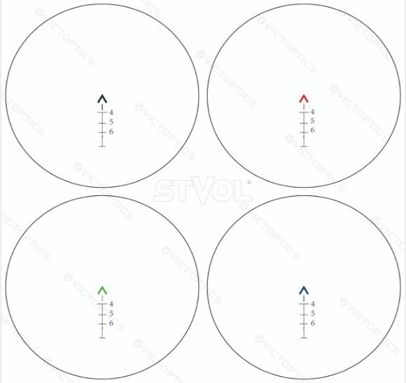 Прицел оптический Vector Optics C1 4x32 Red, Green, Blue Chevron фото 2