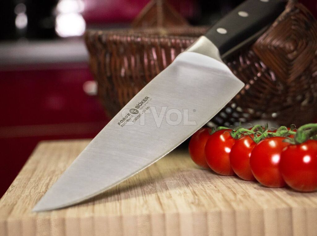 Шефский кованый кухонный нож Boker Forge Chefmesser Фото 4