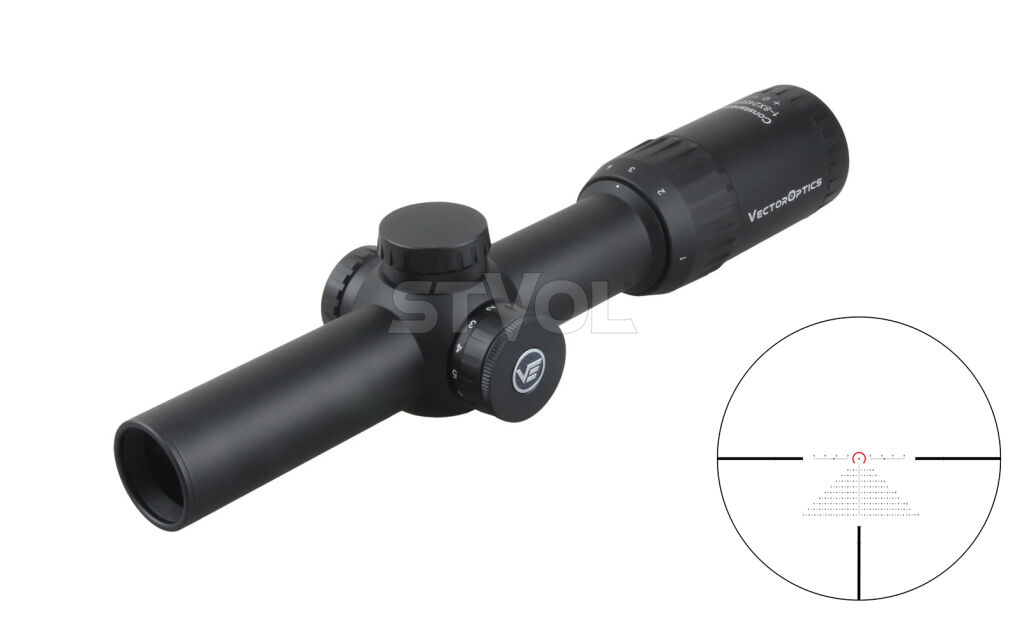 Приціл оптичний Vector Optics Constantine 1-8x24 (30 mm) illum. SFP фото