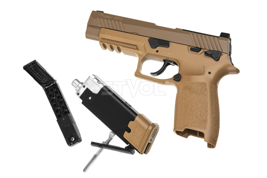 Пистолет пневматический Sig Sauer P320-M17 Blowback кал.177 Фото 2