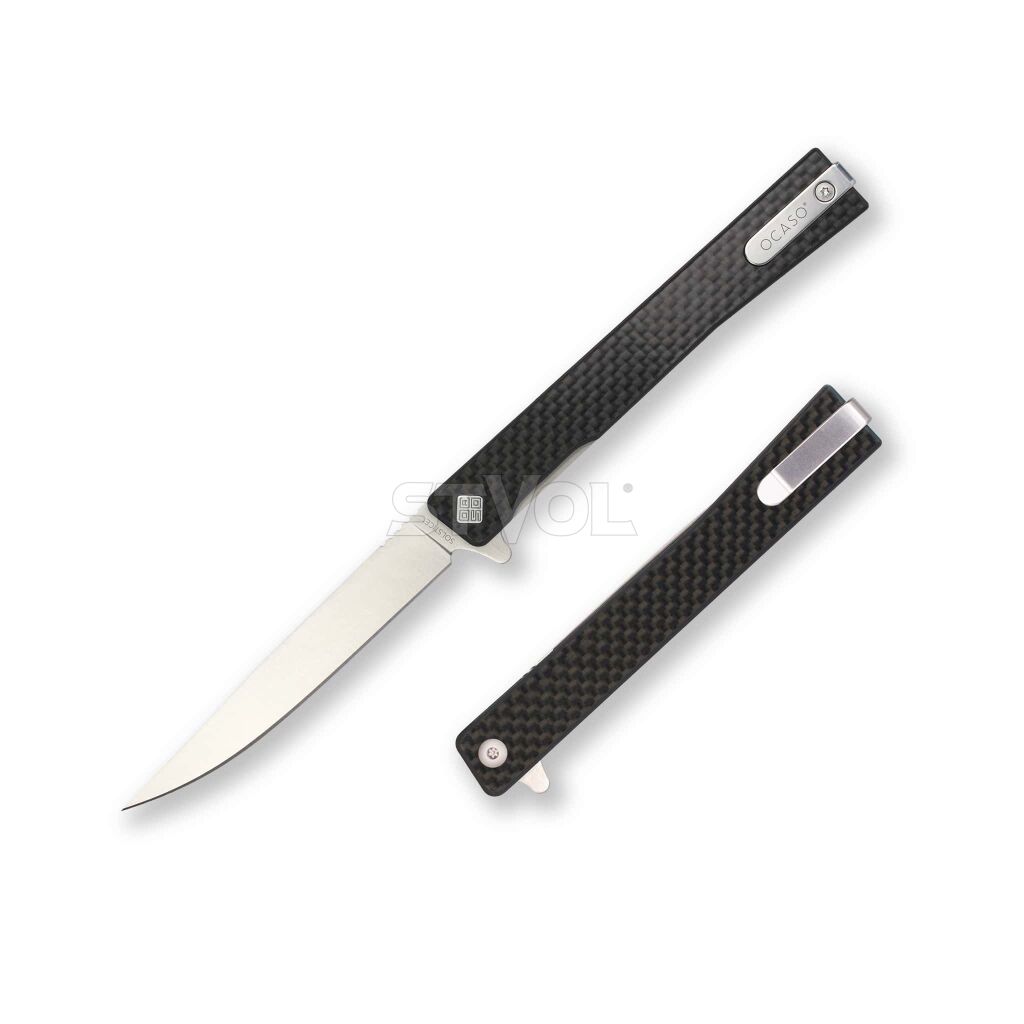 Ніж Ocaso "Solstice", Carbon Fiber, Satin фото