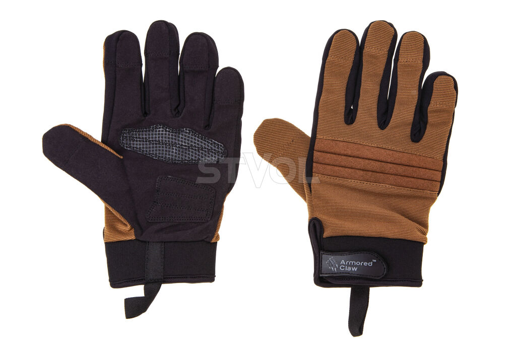 Перчатки тактические Armored Claw Direct Safe Half Tan Фото 3