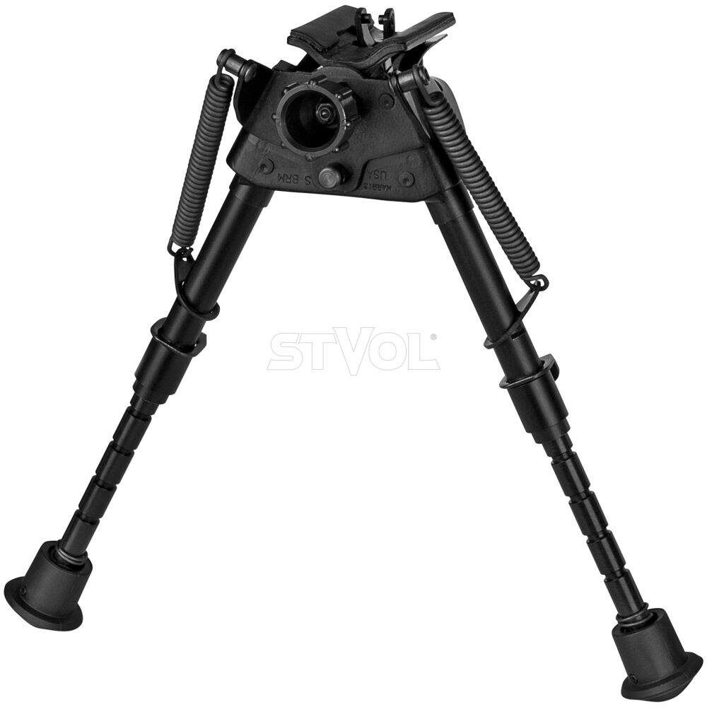 S-BRM Сошки Harris Bipod, шарнирная база (высота 15,2см-22,9см)