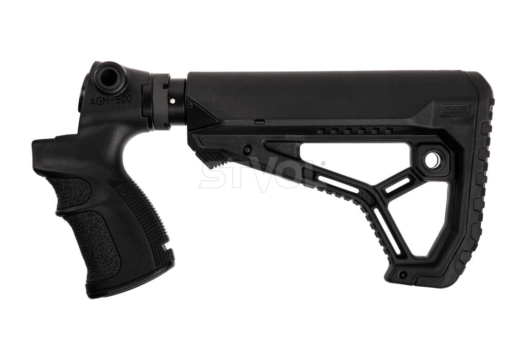 Приклад з пістолетним руків'ям FAB для Mossberg 500/590, Maverick 88, чорний фото 4