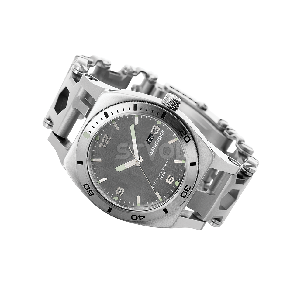 Годинник-браслет Leatherman Tread Tempo (срiбло) фото 5