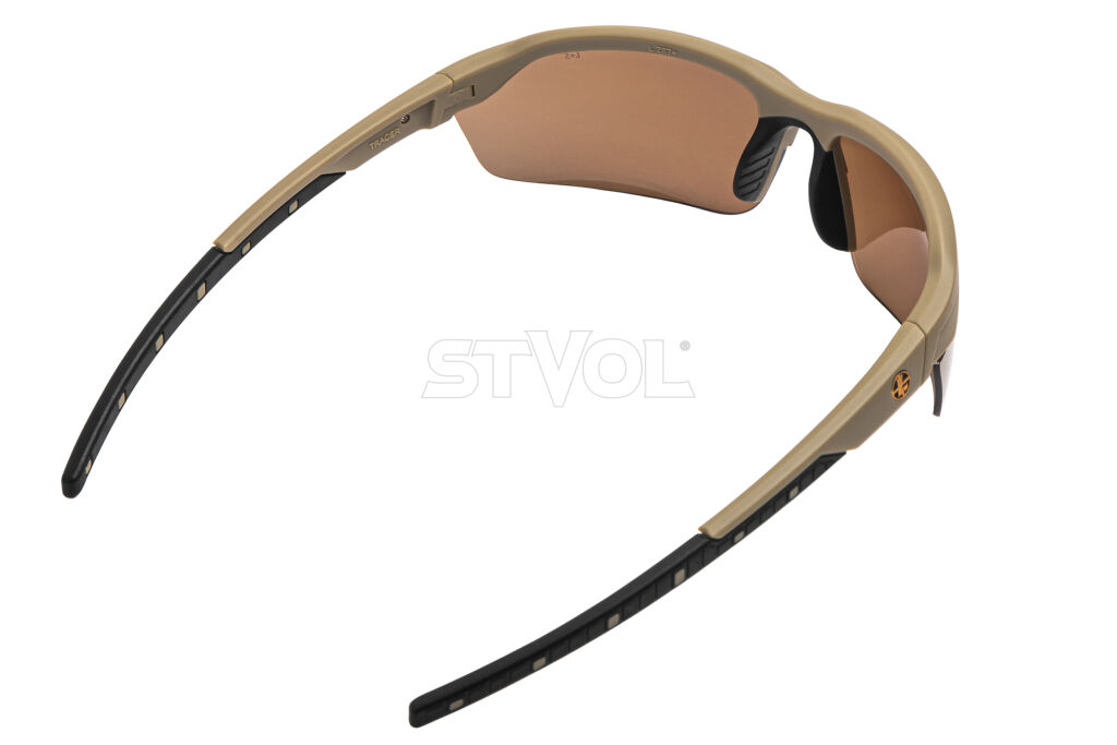 Окуляри тактичні Leupold Tracer з оправою пісочного кольору та бронзовими лінзами фото 2