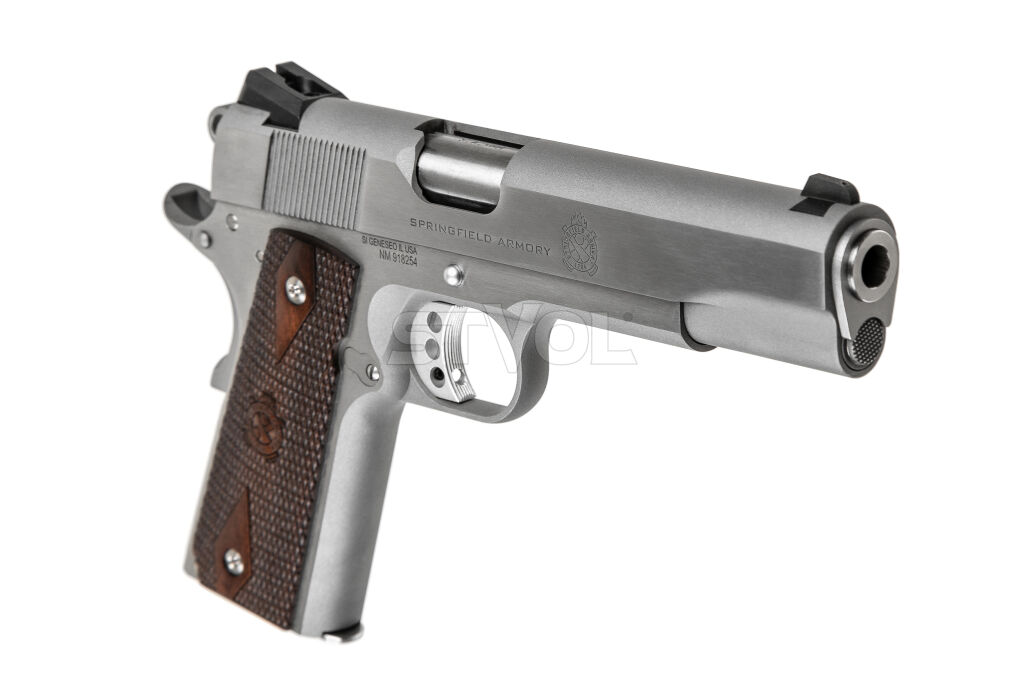 Пістолет спортивний Springfield 1911 Garrison 9mm 5" Stainless фото 4