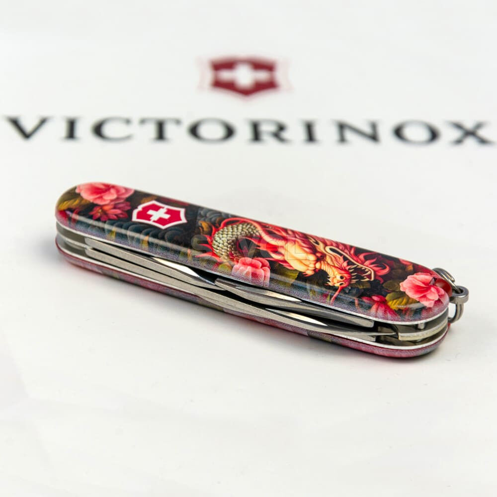 Ніж Victorinox Swiss Army Spartan Zodiac Китайський зелений дракон фото 6