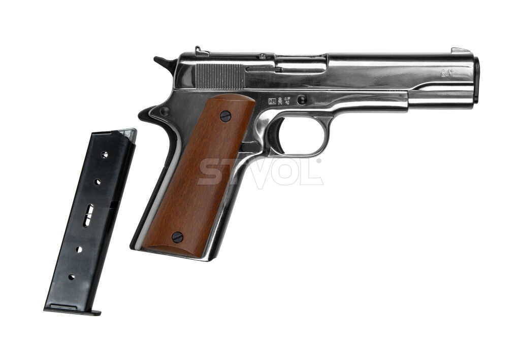 Пистолет сигнальный Bruni 96 cal.9 PAK Nikel Фото 3