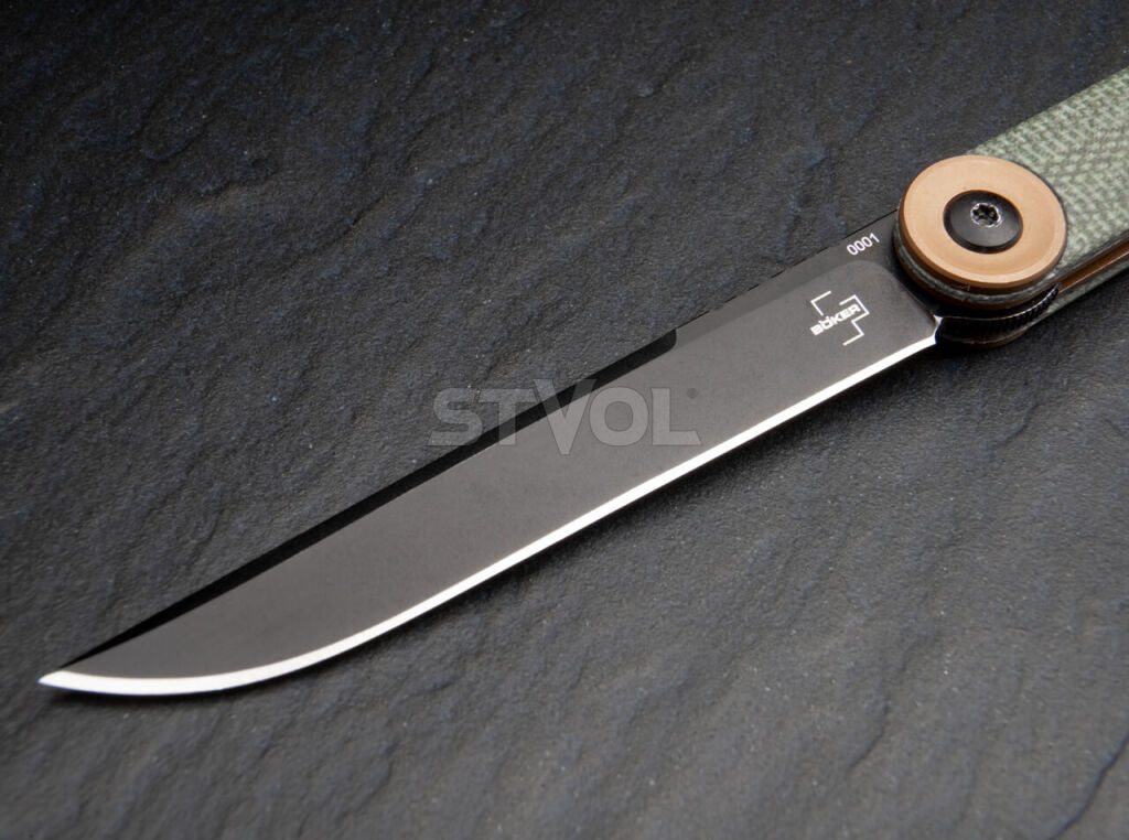 Нож Boker Plus "Kaizen Green Canvas Micarta" Фото 3