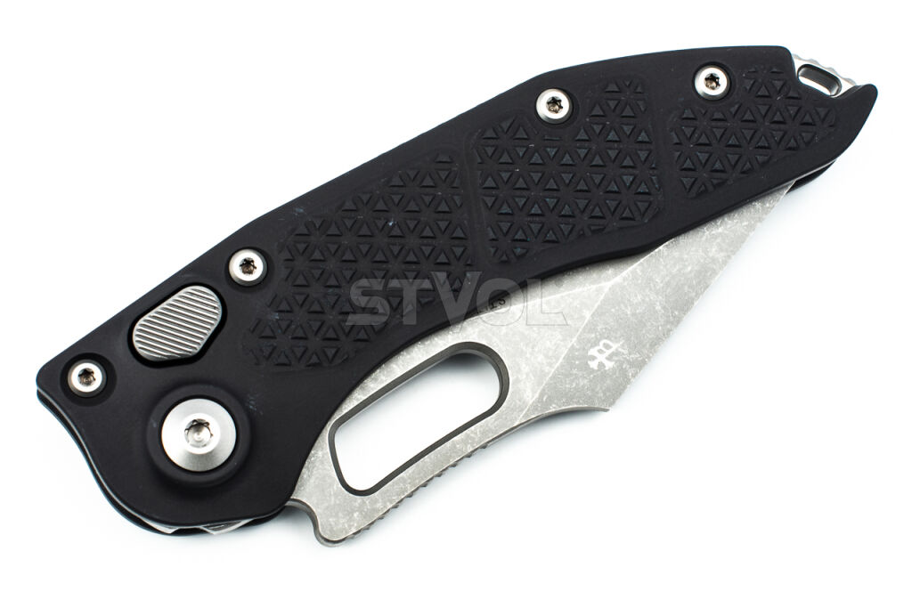 Ніж Microtech Stitch S/E Stonewash Standard Black фото 2