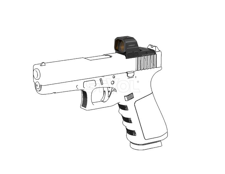 Приціл коліматорний Vector Optics Frenzy FA 1x16x21 Glock MOS 3 MOA фото 7