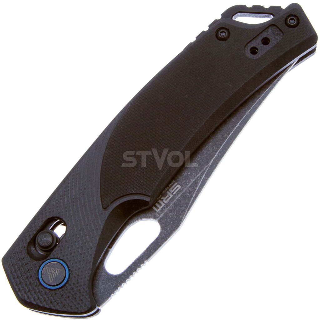 Ніж SRM Retreiver 9201-GB, D2, G10, чорний фото 3