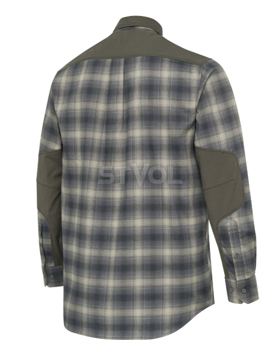 Рубашка мужская Outpost "Beretta" (sage green check) Фото 2