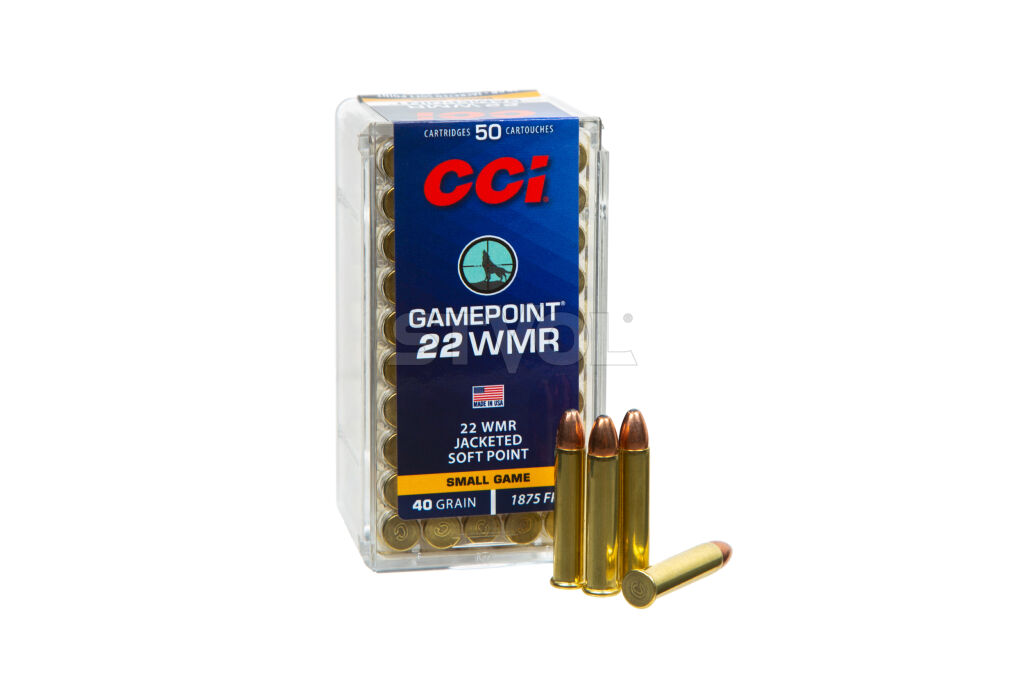 Патрон нарезной CCI 22WMR GamePoint JSP 2,6 г (40GR)