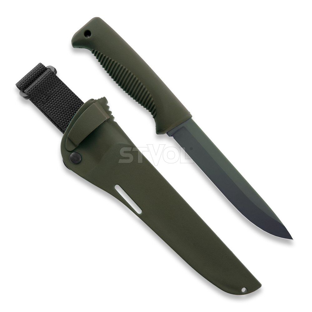 Нож Peltonen M95, покрытие cerakote OD, хаки, хаки композитный чехол
