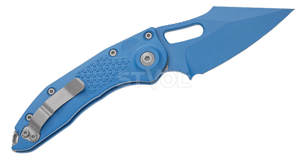 Ніж Microtech Stitch S/E Standard Cerakote blue bead blast hardware фото 2