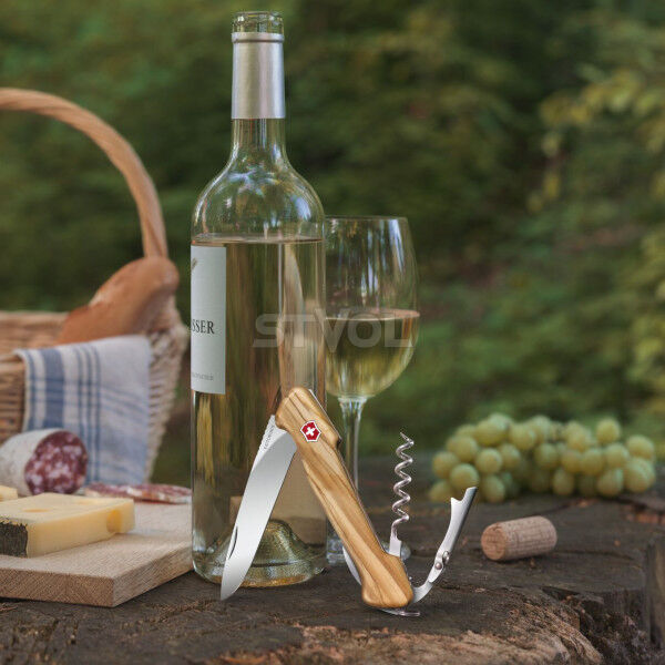 Ніж Victorinox Delemont, "Wine Master", 130 мм, олива фото 2