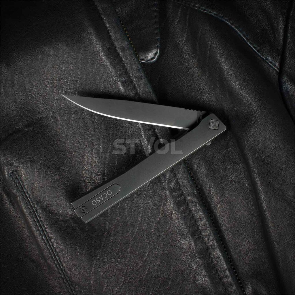 Ніж Ocaso "Solstice", Titanium, Black фото 6