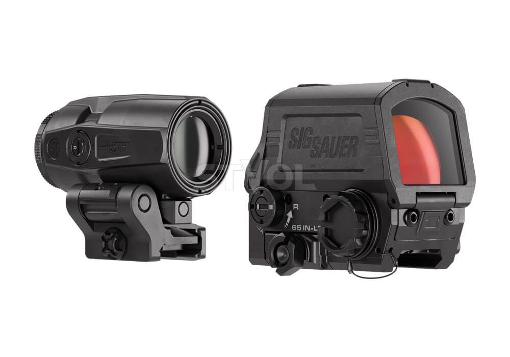 Комплект Sig Optics коллиматор ROMEO8T-AMR 1X40  і магніфер JULIET3T-AMR 3X22MM фото 7