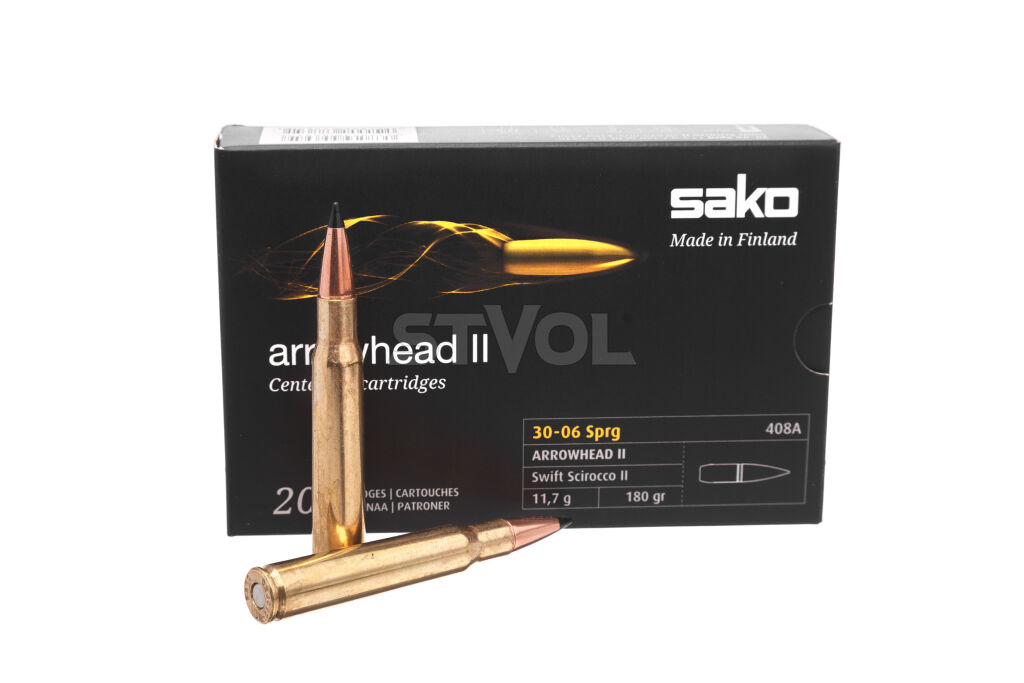 Патрон нарезной Sako Arrowhead II SP 30-06 Swift Scirocco 11,7гр