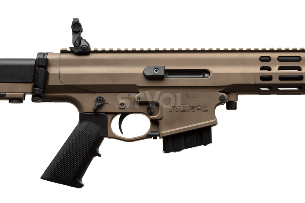 Карабін нарізний Robinson XCR-L 223REM 18,6" Gas Piston 1:7 Heavy M-Lok FDE фото 3