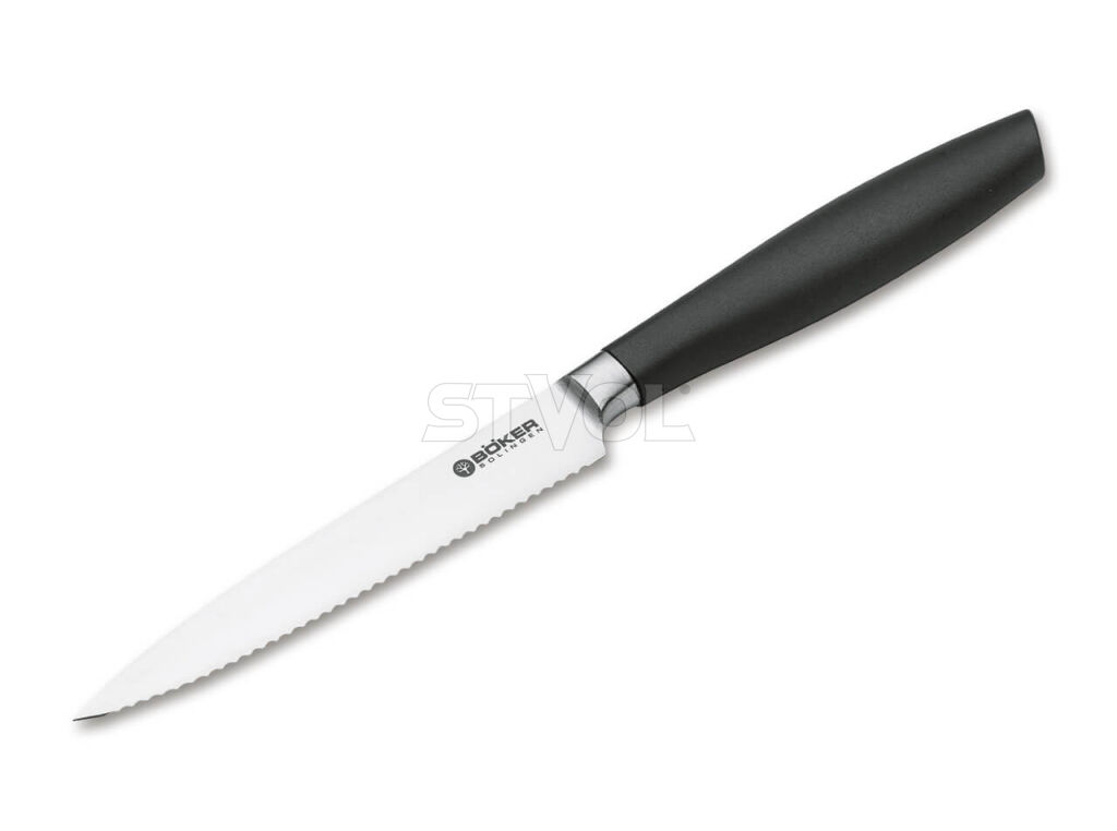 Серрейторний кухонний ніж для овочів Boker Core Professional фото