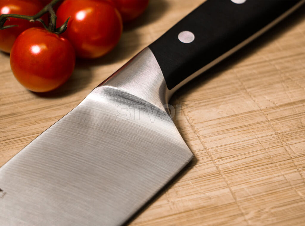 Кований кухонний ніж-сантоку Boker Forge Santoku фото 7