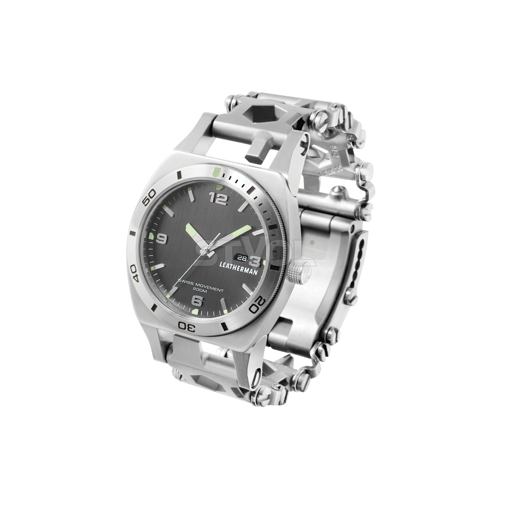 Годинник-браслет Leatherman Tread Tempo (срiбло) фото