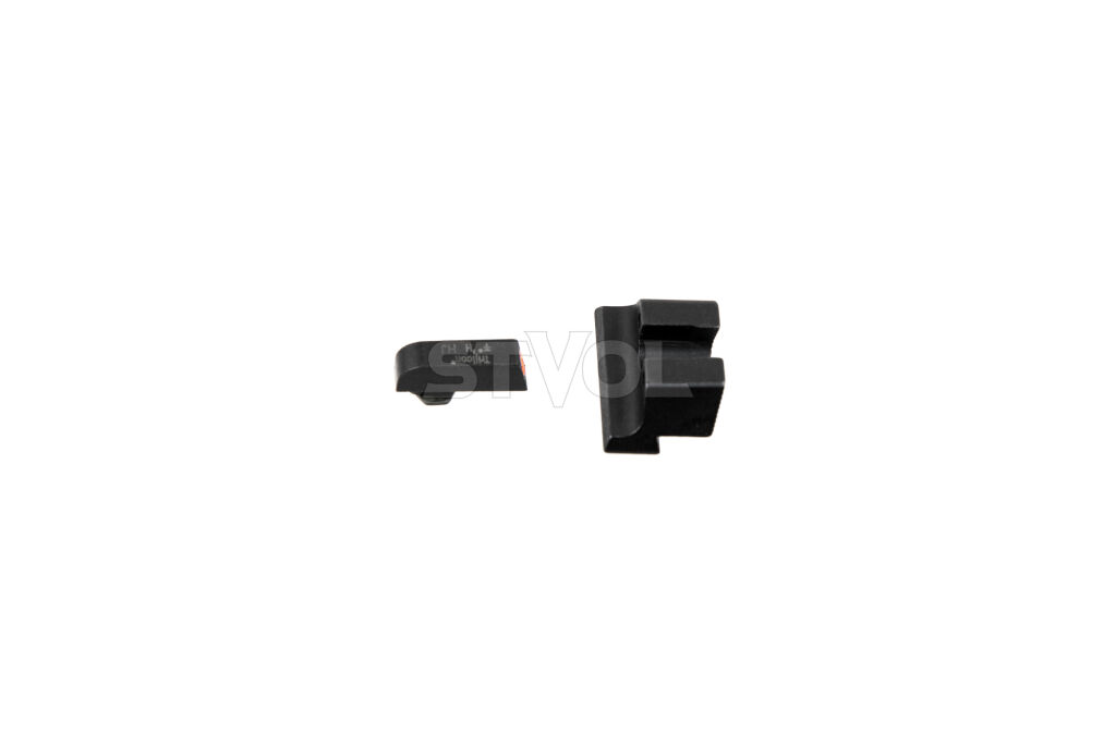 Мушка + целик Trijicon HD Set Orange для пистолетов Glock 9mm/.40 (кроме MOS) Фото 3