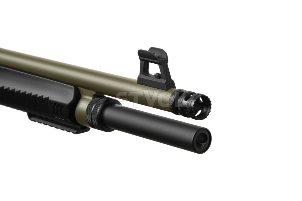 ATROX Tactic Khaki Telescopic Stock 12/47 см Рушниця гладкоствольна Huglu 7+1 фото 2